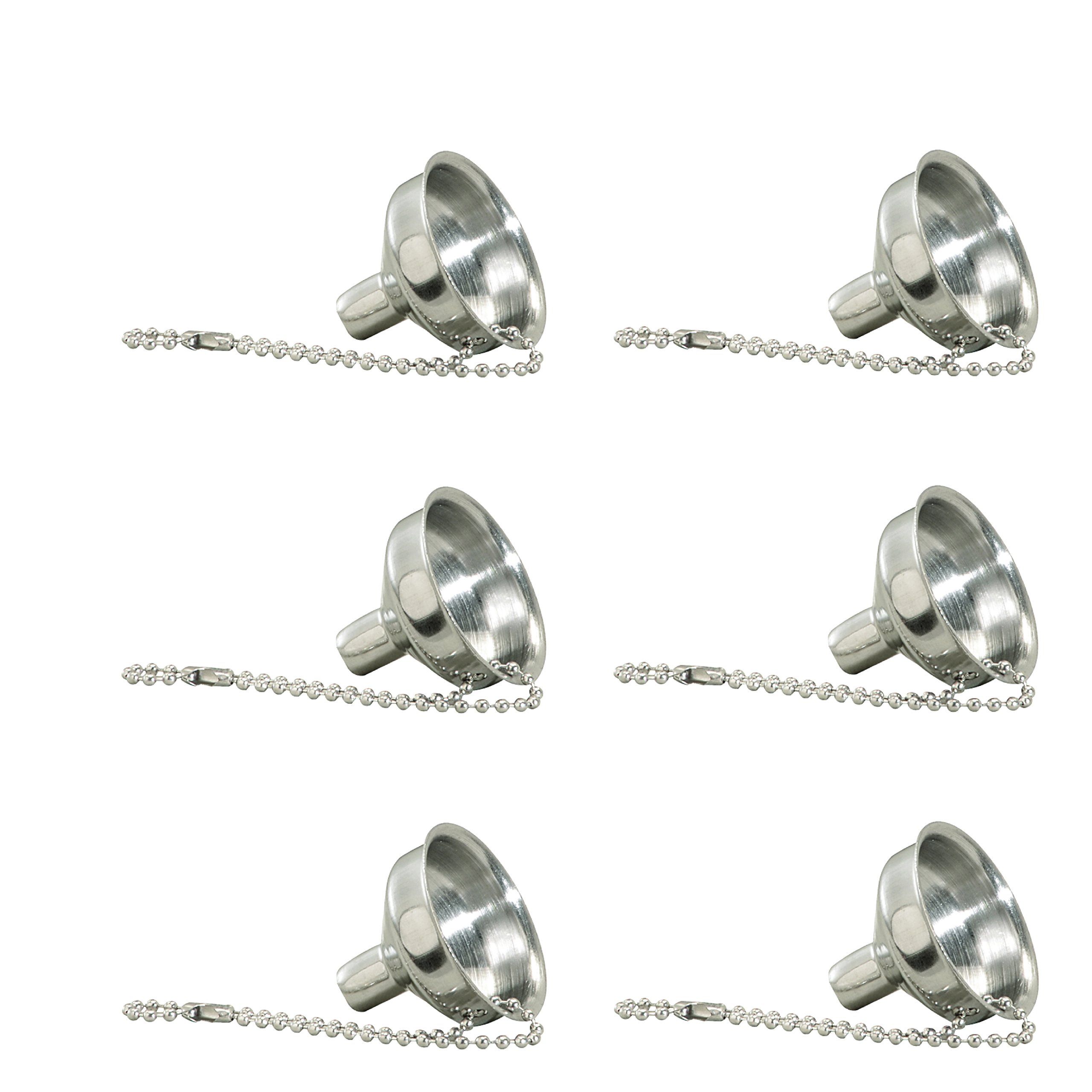 Thirsty Rhino Stainless Steel Mini Flask Funnel/Essential Oil Bottle Funnel (Set of 6)