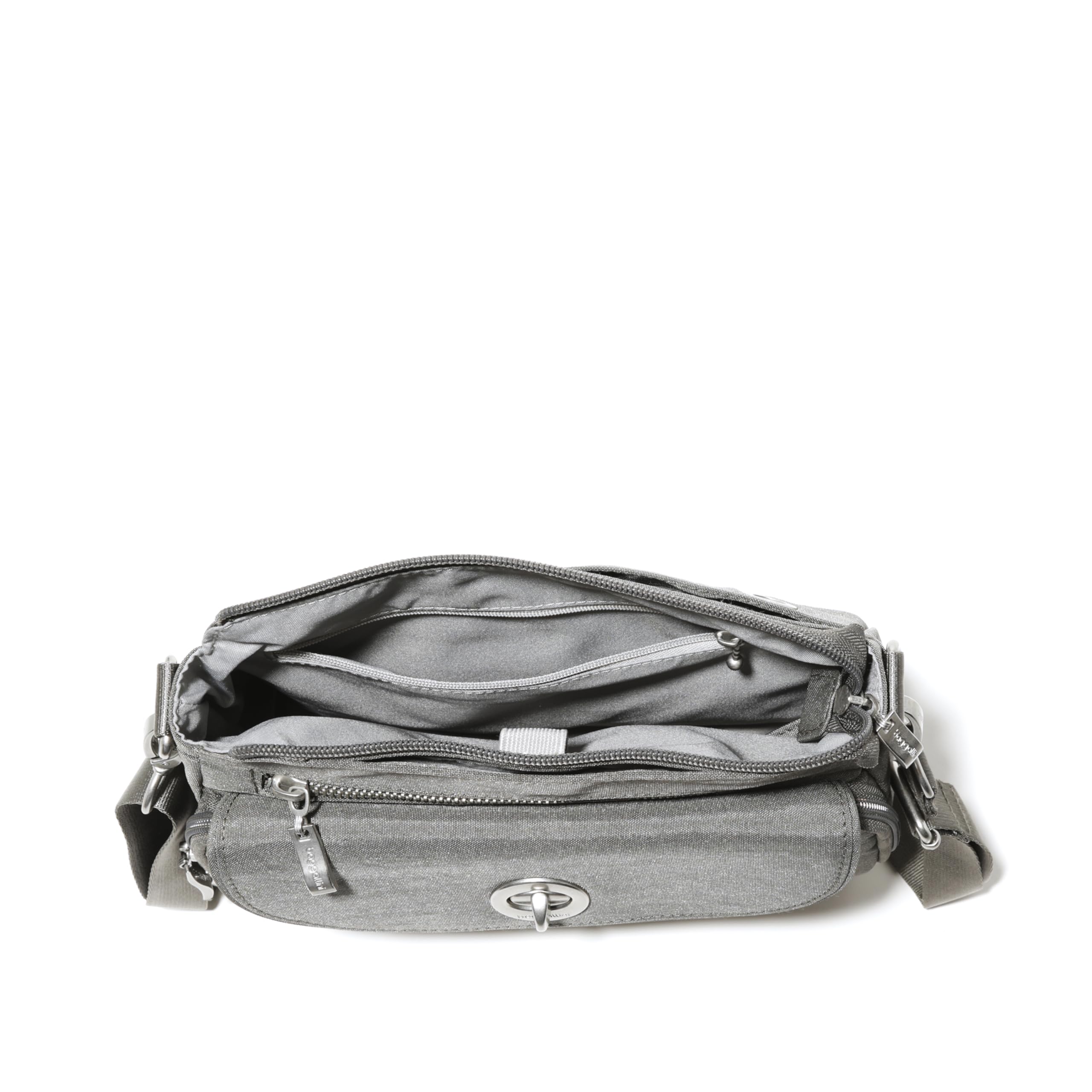 Baggallini Calais Crossbody Bags For Women 10x7 Lightweight Water-Resistant Travel Purse, RFID Protection & Interior Organization, Bolso Cruzado Mujer, Talla única
