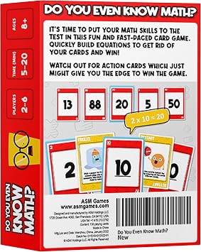 Do You Even Know Math? The Ultimate Mental Math Game for Kids 8+, Teens and Adults