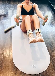 Premium Yoga Arched Mat 4.5 mm Non-Slip Exercise Mat for Fitness, Pilates, Home Workout, Easy Foldable with magnet, Semi Circular Circle Mat, Comfortable Environmental Protection