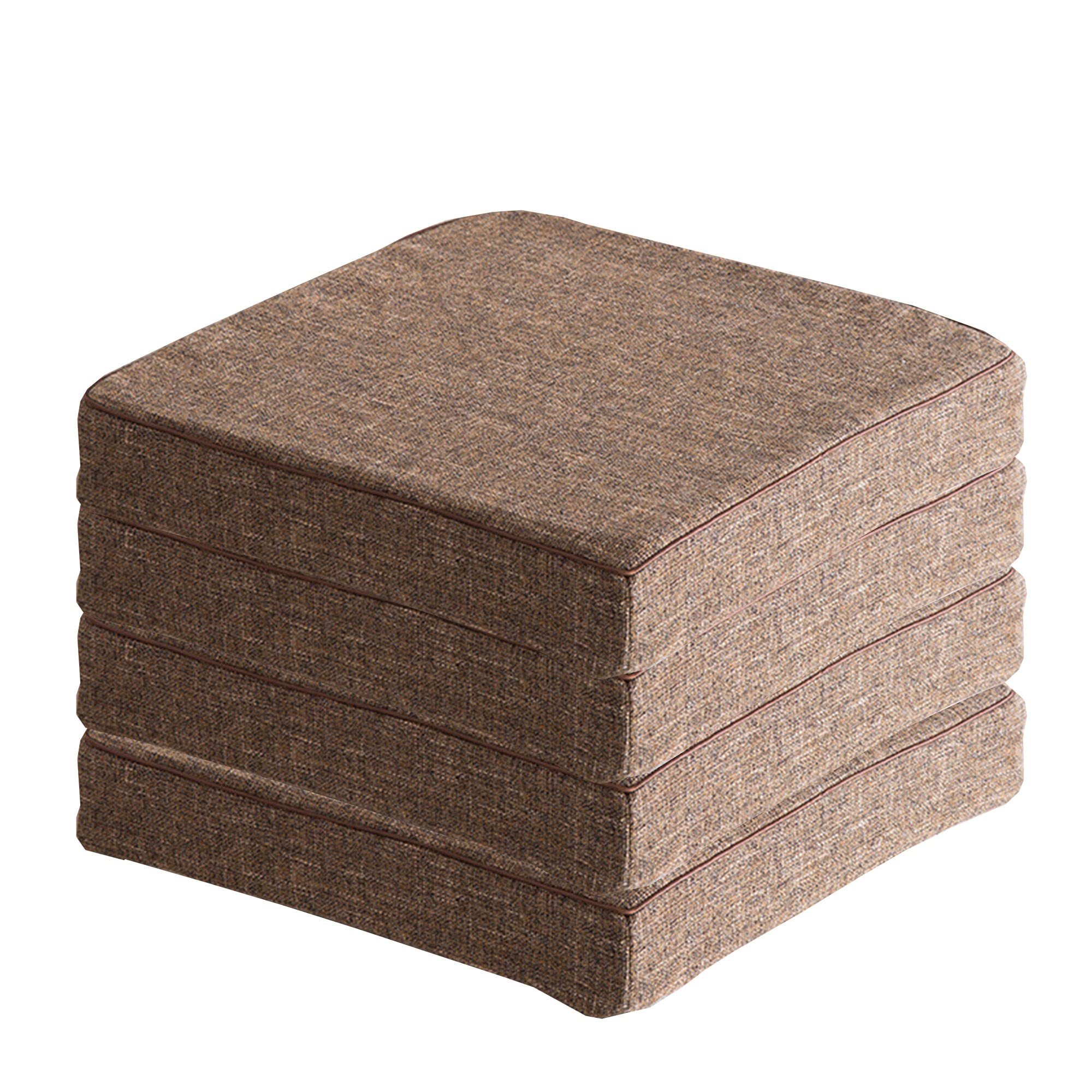 Coussin de chaise haute densité de 8 cm d'épaisseur avec mousse premium pour terrasse et cuisine