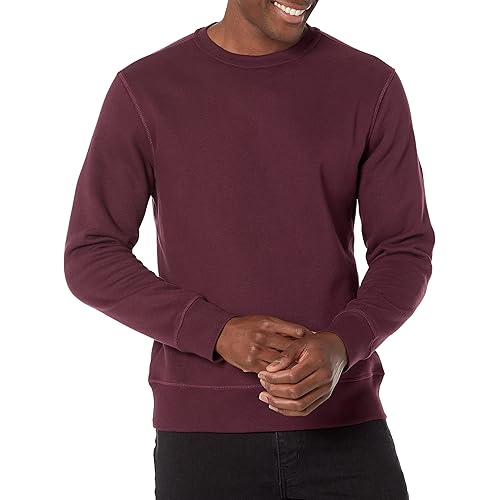 Amazon Essentials Men's Fleece Crewneck Sweatshirt (Available in Big & Tall)