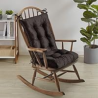 Vista 13 de Sweet Home Collection - Juego de cojines para silla mecedora (antideslizante, parte superior e inferior con lazos)