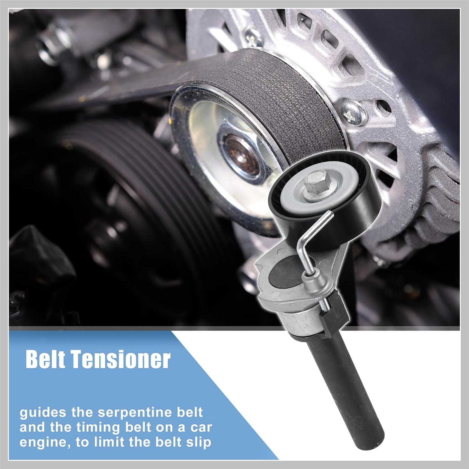 Accessory Drive Belt Tensioner Assembly for Audi A3 2.0L 2008-2013 for Audi Q3 2.0L 2015-2018 No.06J903133A Replacement Car Parts