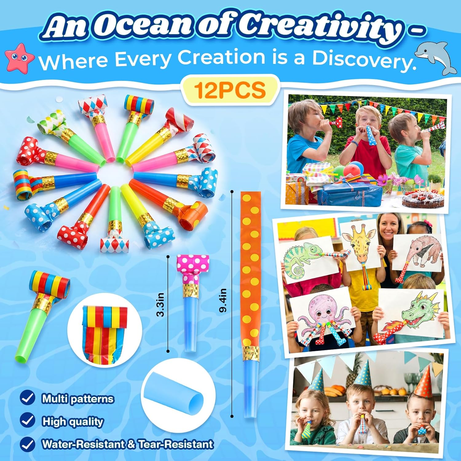 GIFTINBOX Beach Pool Party Favors,146PCS Pool Beach Toys for Kids Ages 4-8 8-12, Summer Party Favors for Kids, Beach Balls, Kids Sunglasses, Buckets Bulk Sand Toys, Birthday Party Decorations