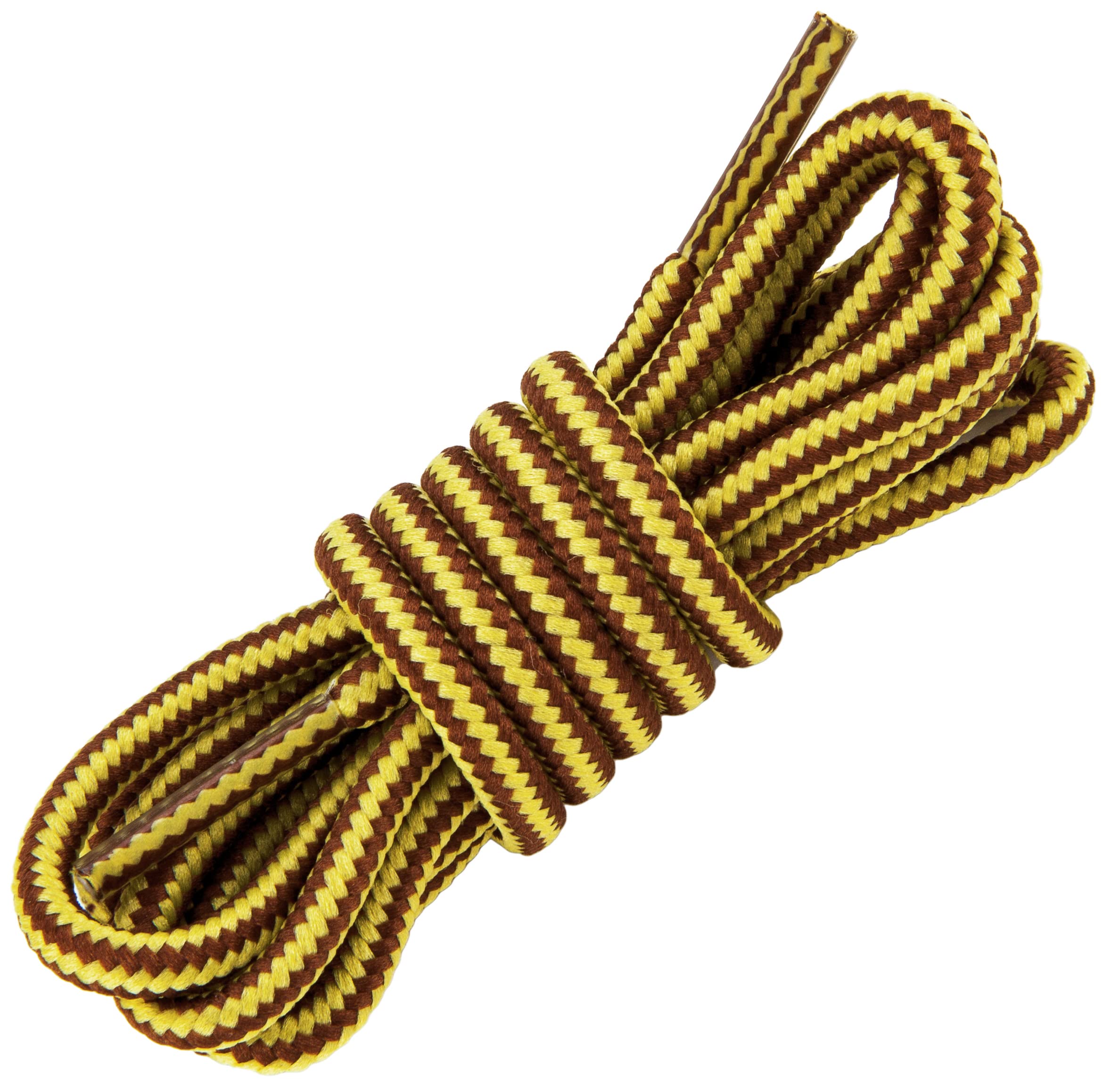 TolumoDiameter 4 MM Round Durable Boot Laces Lengths 100 to 180 CM Shoelaces for Work and Leisure Boots, Hiking Shoes