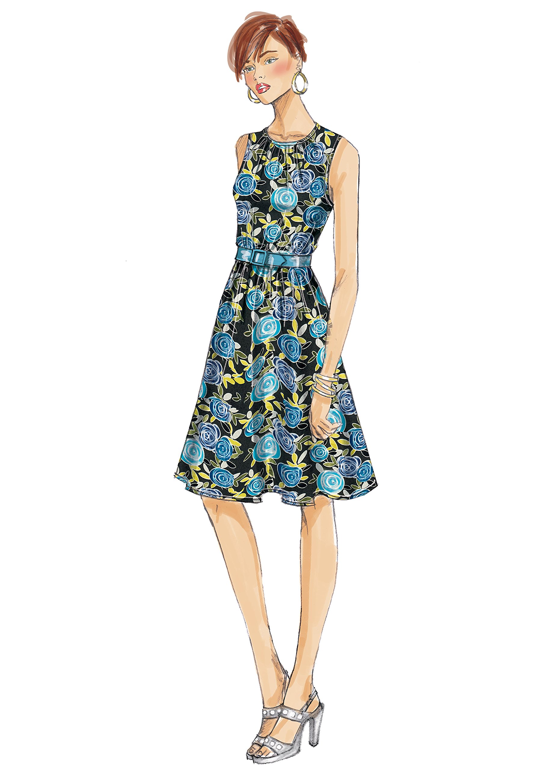 McCall's Pattern B6450-A50 Dress Sewing Pattern – Miss Petite Sizes 6-8-10-12-14 - View #4