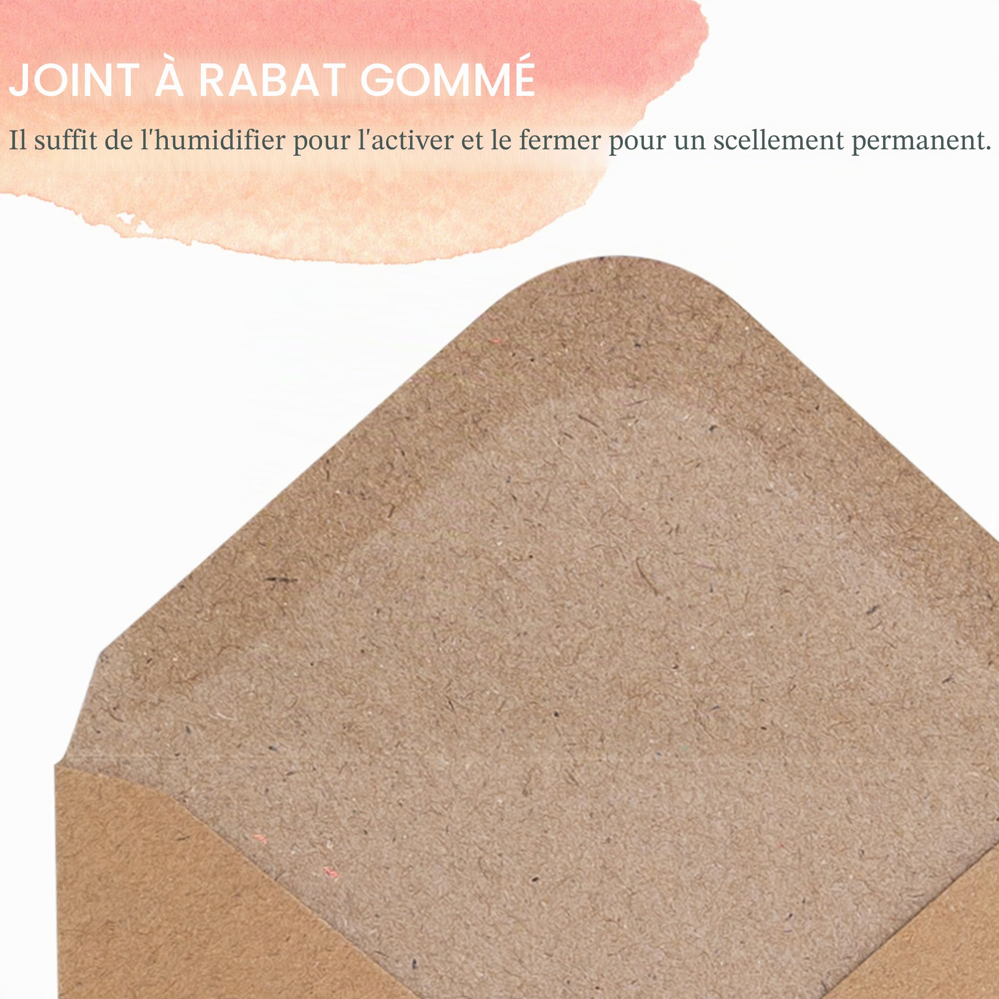 MATICAN Lot de 100 mini enveloppes kraft marron - 10,2 x 7 cm - Idéales pour les cartes cadeaux, mariages, affaires, anniversaires
