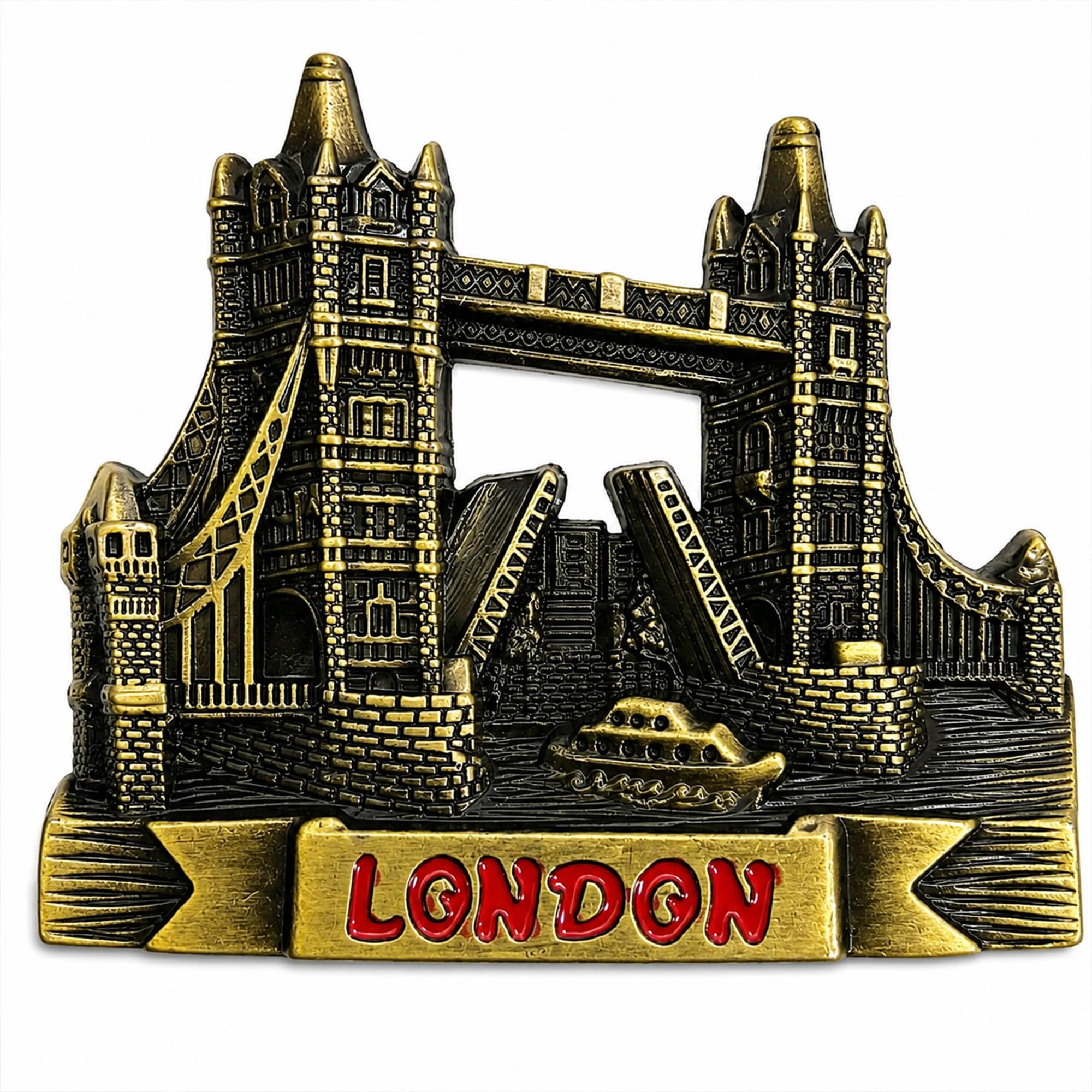 Stylish New York City Decorative Fridge Magnet, Antique Finish, Premium Metal, Perfect Souvenir, for Home and Kitchen Decoration, Gift Item. (London 2)-picture-41