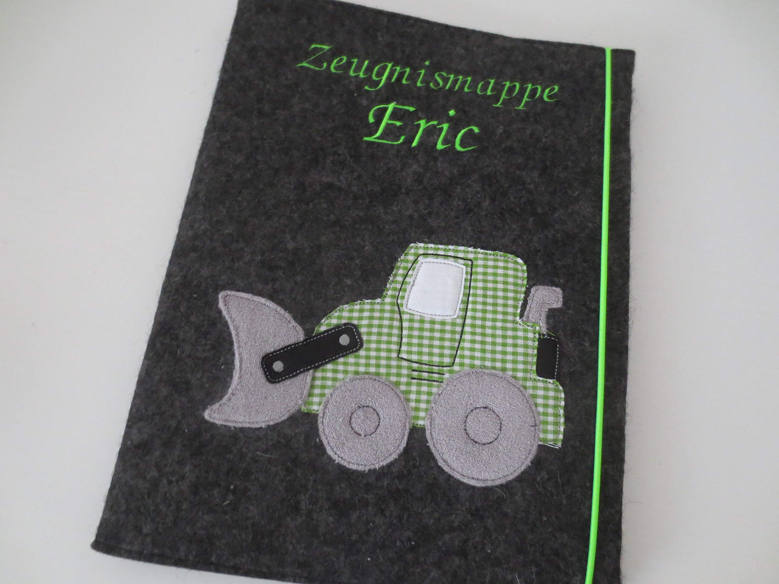 Zeugnismappe Wollfilz Mappe Zeugnisse DIN A4 Grundschule Schule