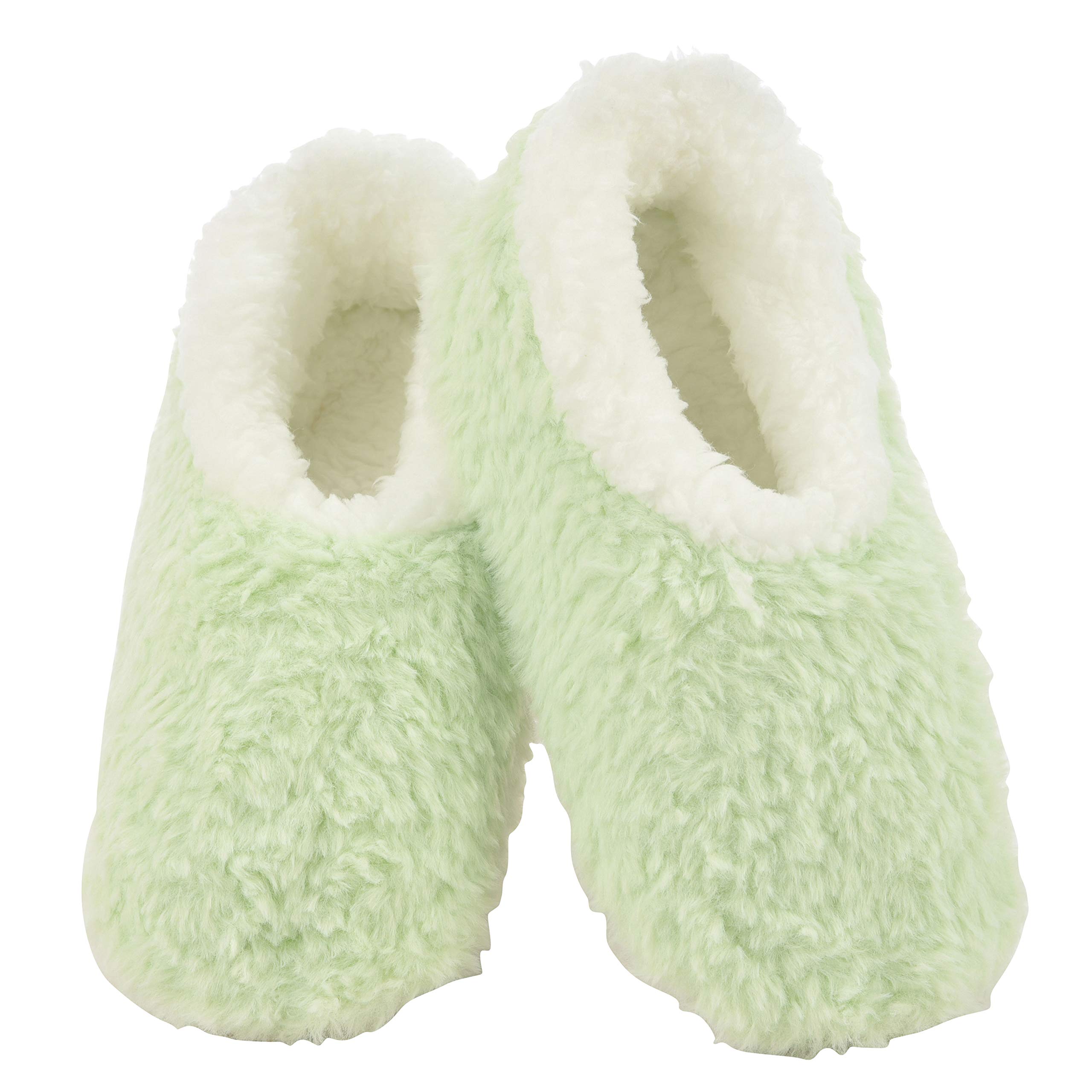 Butter Fur Slumbies Slippers | Womens Slippers | Womens House Shoes | Light Green | Large