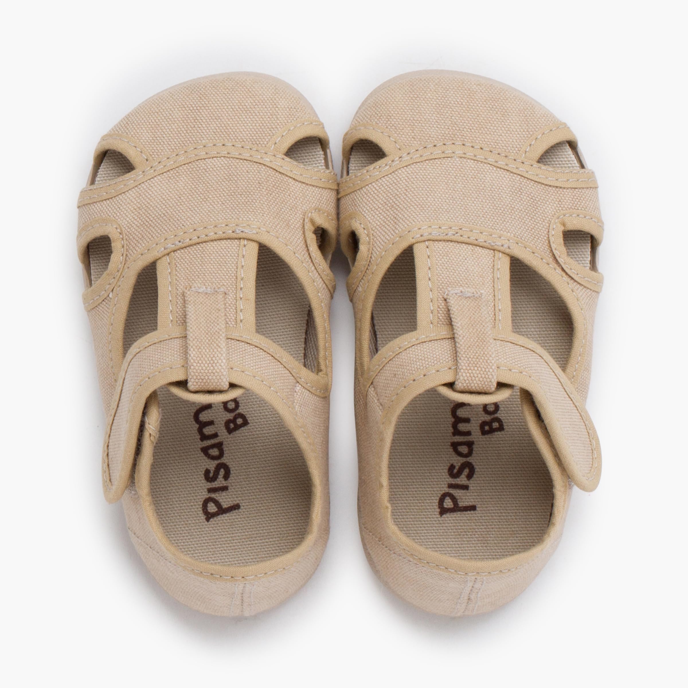 Pisamonas Sandales Garçon Barefoot Toile Lavée