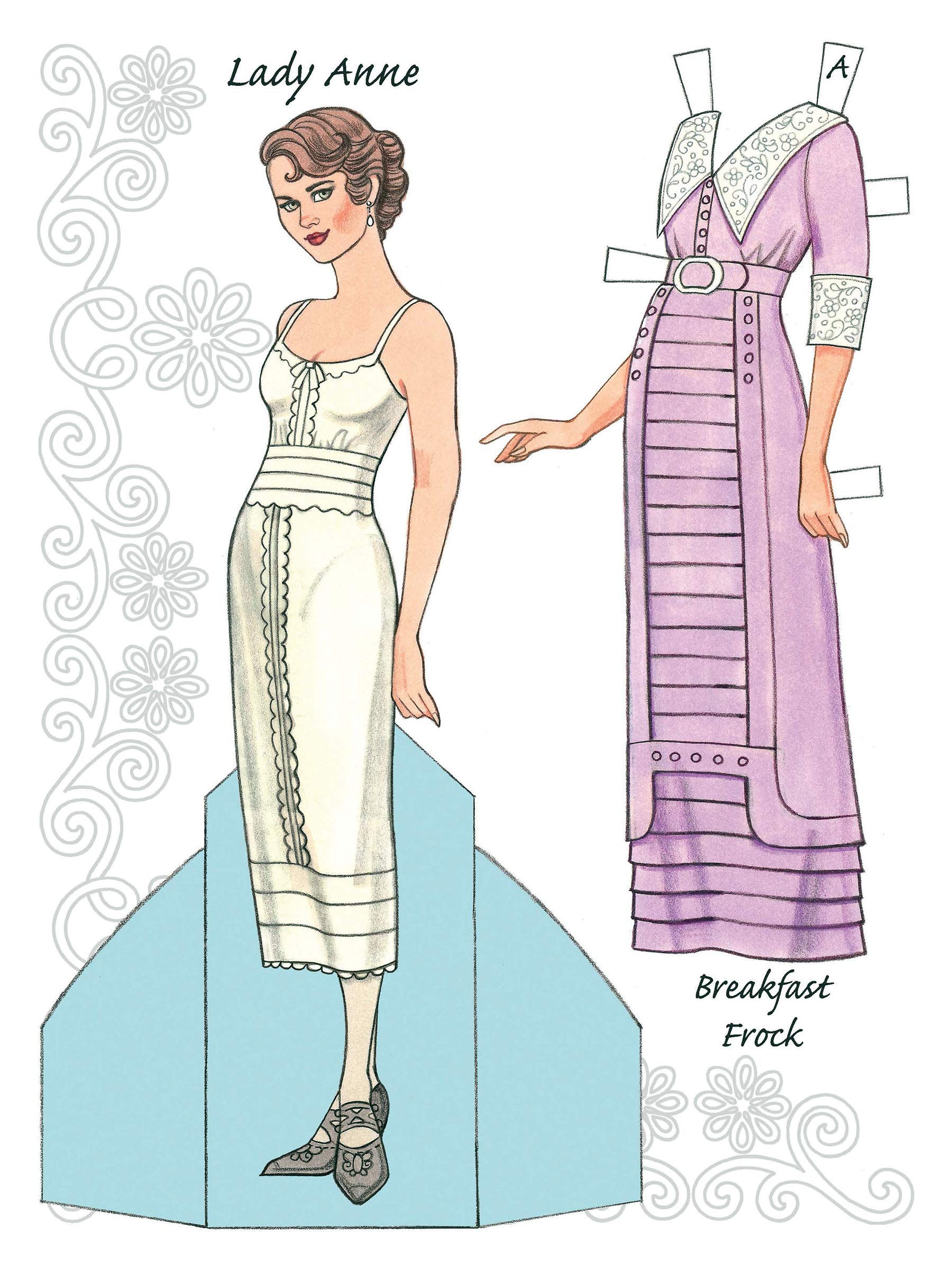 English Country Paper Dolls: In the Downton Abbey Style