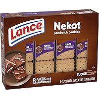 Vista 9 de Lance Galletas de sándwich, Nekot Fudge, caja de 8