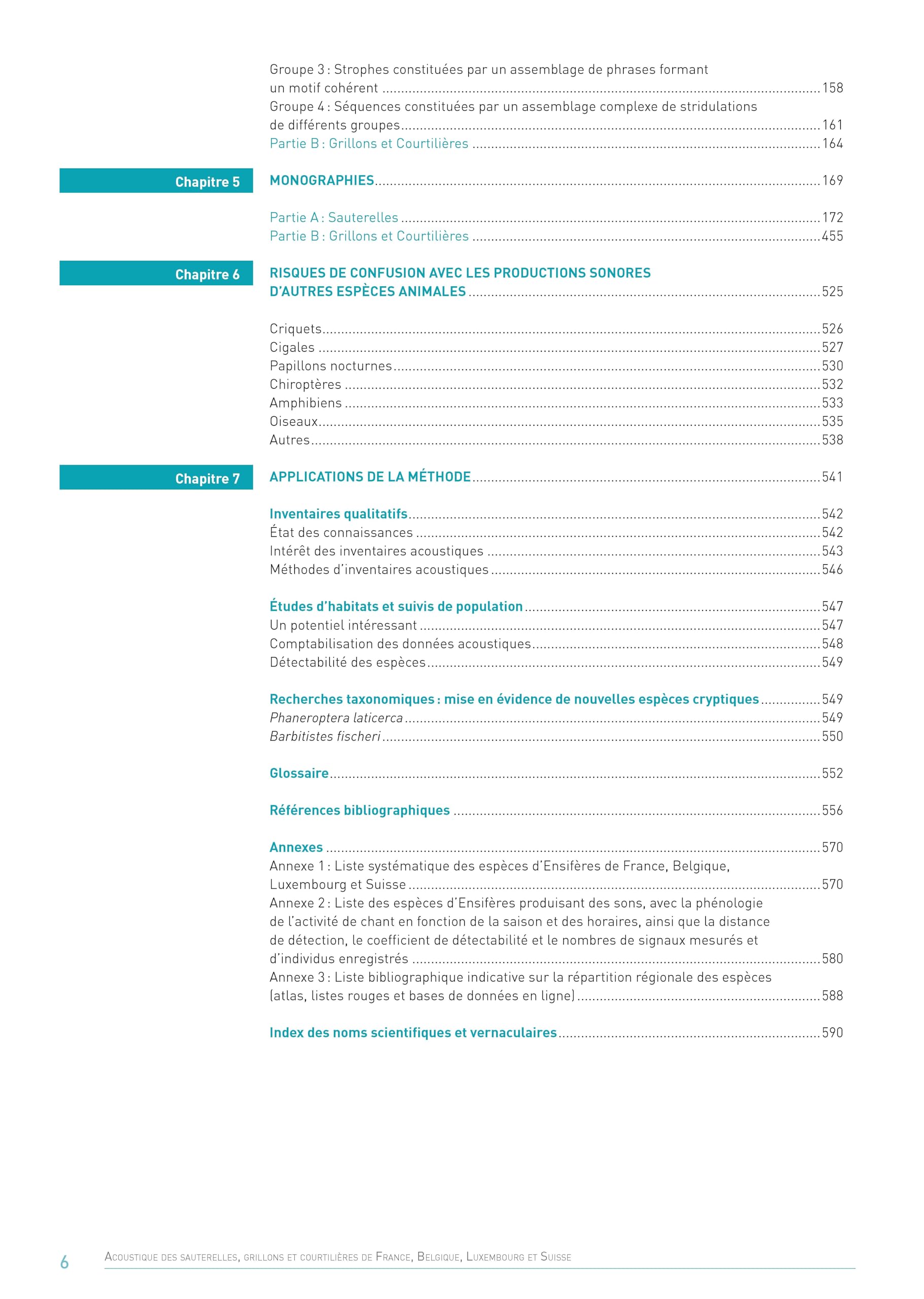 Acoustique des Sauterelles, grillons et courtilières de France, Belgique, Luxembourg et Suisse: Ecologie et identification