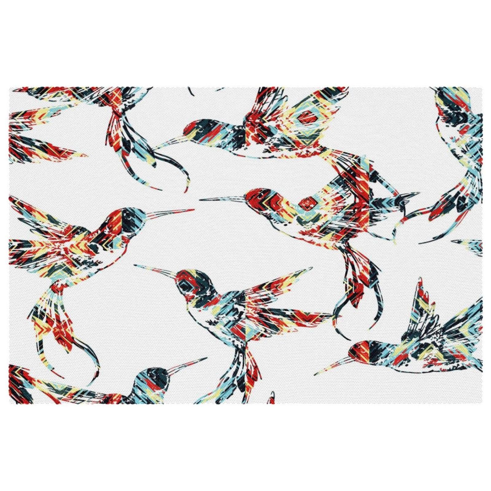 Sets de table en tissu motif tropical pour vos repas en terrasse