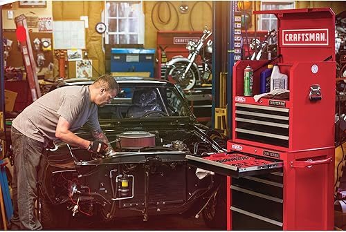 Miniatura 6 de CRAFTSMAN Juego de herramientas mecánicas, accionamiento de 14" y 38", SAEmétrica, 81 piezas (CMMT82335L)