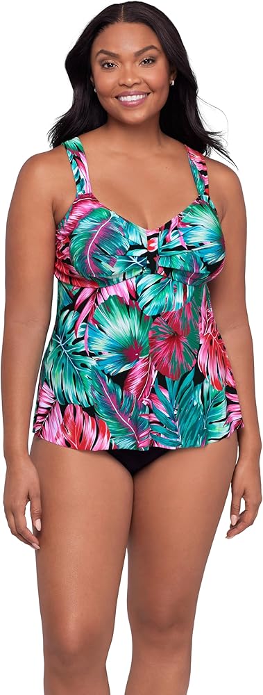 Amazon.com: Trimshaper Womens Adjustable Lily Swim Tankini with