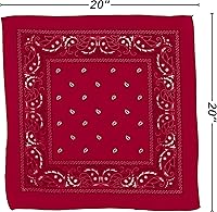 Vista 3 de Amscan Bandana de cachemira para mujer