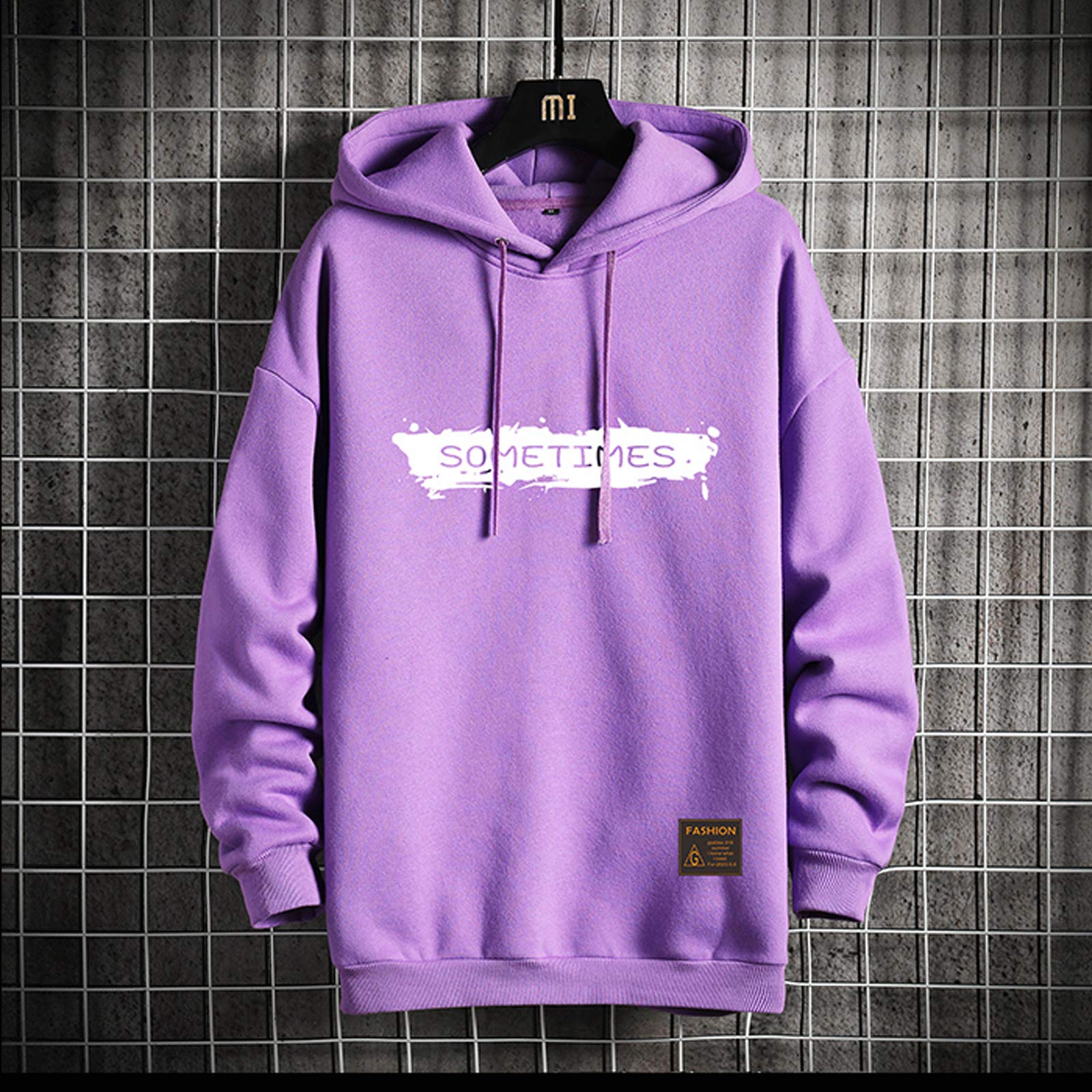 Moshtashio Felpa Uomo con Cappuccio Unisex Hip Hop a Maniche Lunghe Sweatshirt Pullover Uomo Felpe Stampa di Lettere Hoodie Uomo Autunno Inverno