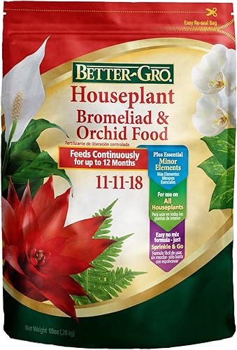 Better Gro Orchids, bromelias y plantas de interior Alimentofertilizante para plantas de liberación lenta FERT25