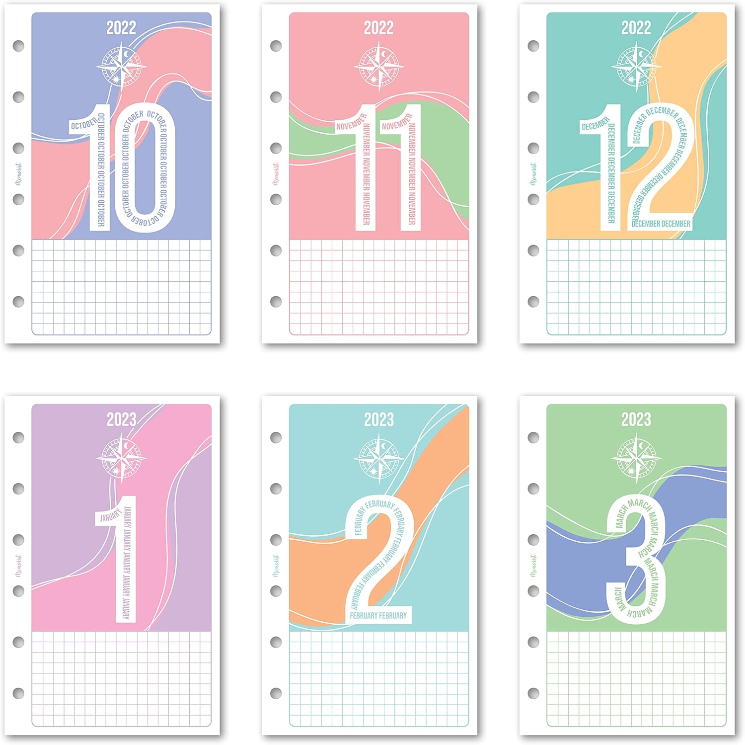 Obg 103 10s 未使用 10パックセット アドレスメモ ウィークリーメモ マンスリーメモ レフィル 手帳 自然派素材 新品 送料無料 自然派 素材