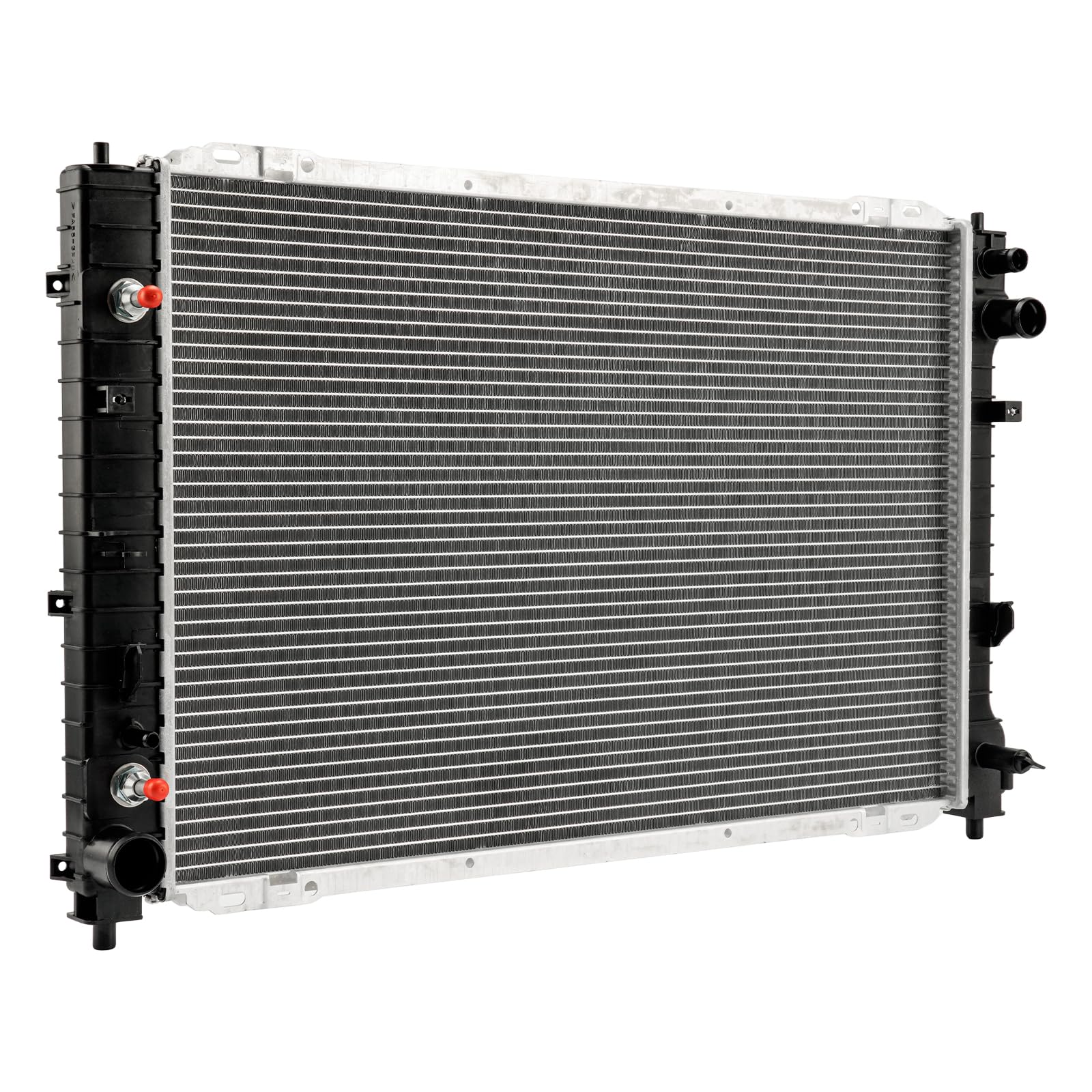 PHILTOP Core Radiator Compatible with 2001-2007 Escape 3.0L, 2001-2006 Tribute 3.0L, 2005-2008 Mariner 3.0L Transmission Oil Cooler Included (Inlet Top Right; Outlet Bottom Left)