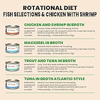 Vista 7 de Almo Nature: HQS Natural Cat Pack 2 – (12) latas de 2.47 onzas, comida húmeda para gatos adultos – 3 cada uno: atún atlántico, caballa, trucha