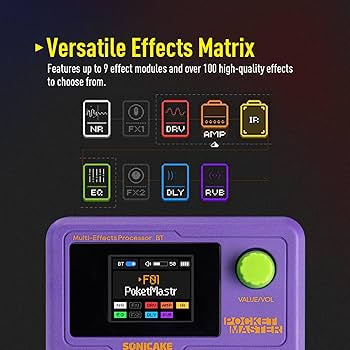 Amazon | SONICAKE ポケットマスターポータブルマルチエフェクトペダル