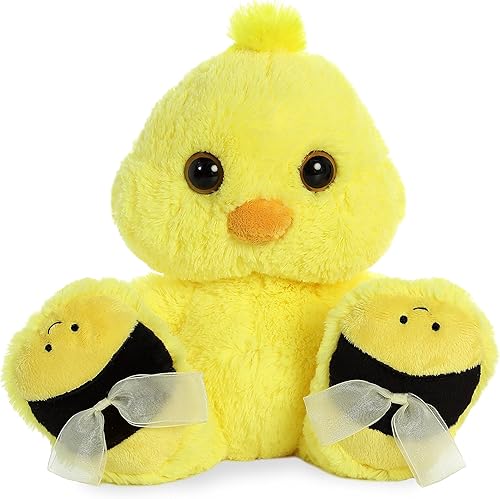 Aurora - Artículo de Pascua - Flapper Chick-A-Bee de 10", amarillo