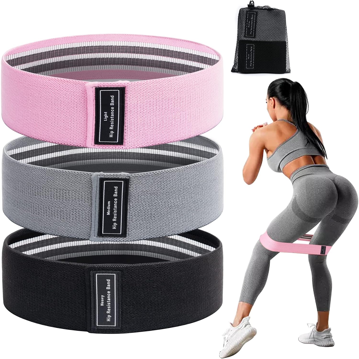 Resistance Bands Fabric Booty Bands for Women Men Workout
