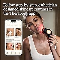 Vista 7 de TheraFace Therabody TheraFace PRO - Dispositivo facial de microcorriente, masajeador facial compacto 8 en 1 y herramienta de escultura facial
