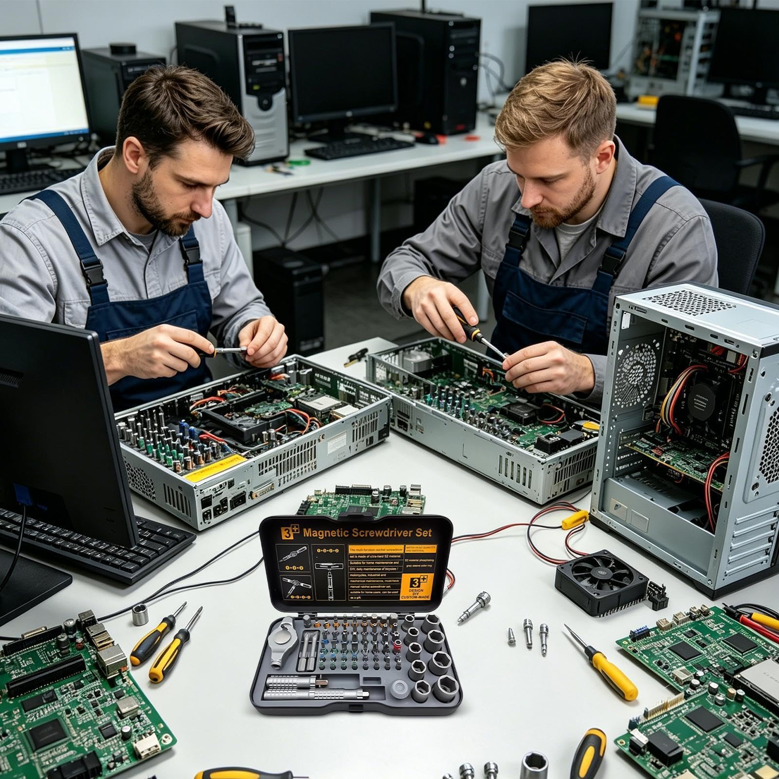 Magnetyczne Zestawy Wkrętaków 66 w 1 Przenośny zestaw narzędzi z uchwytem T | Ergonomiczny Uchwyt Mini Zestaw Grzechotkowy Do domu, warsztatu, elektroniki, komputera, zegarka, samochodu, elektryka