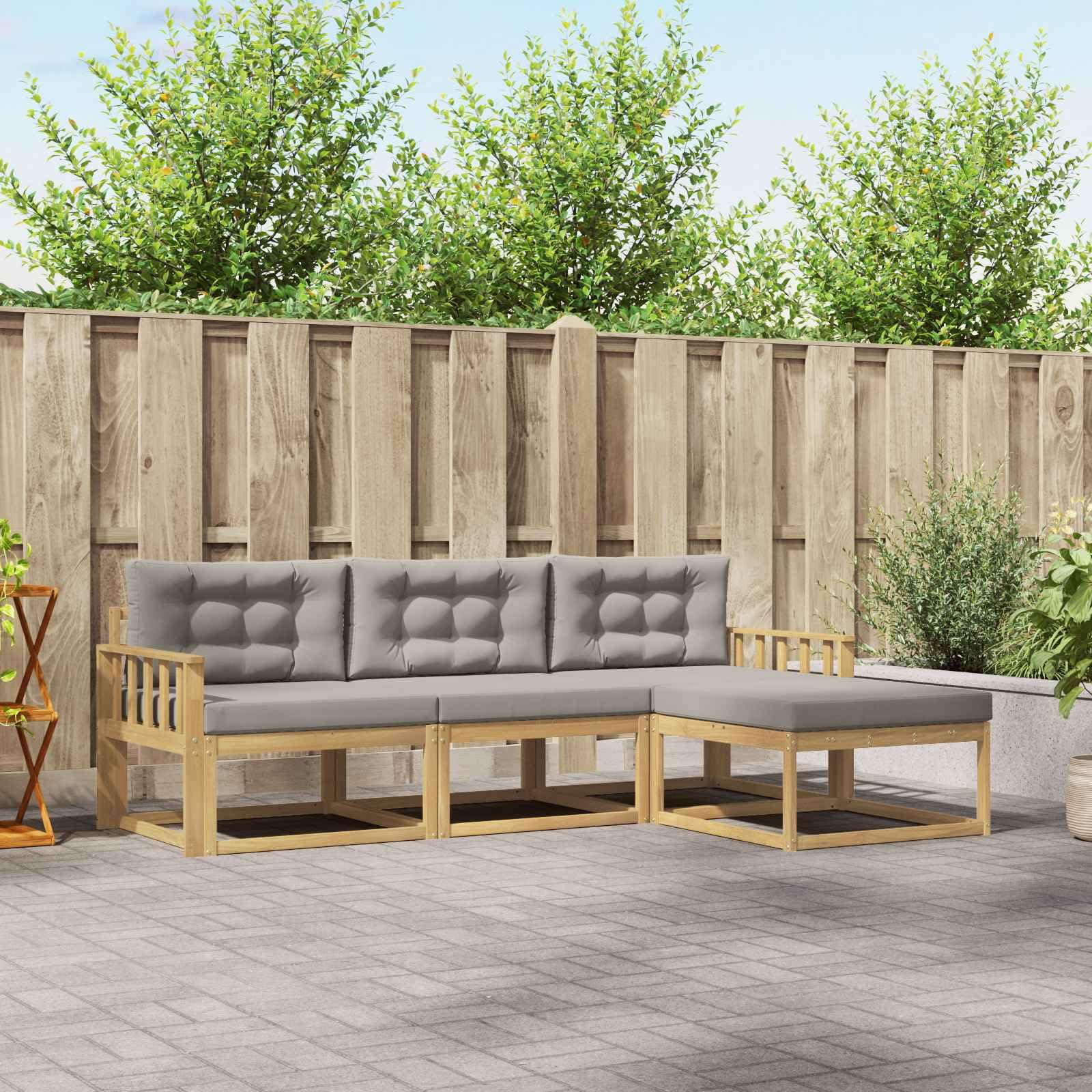 vidaXL Sofa na zewnątrzMeble ogrodoweZestaw Patio