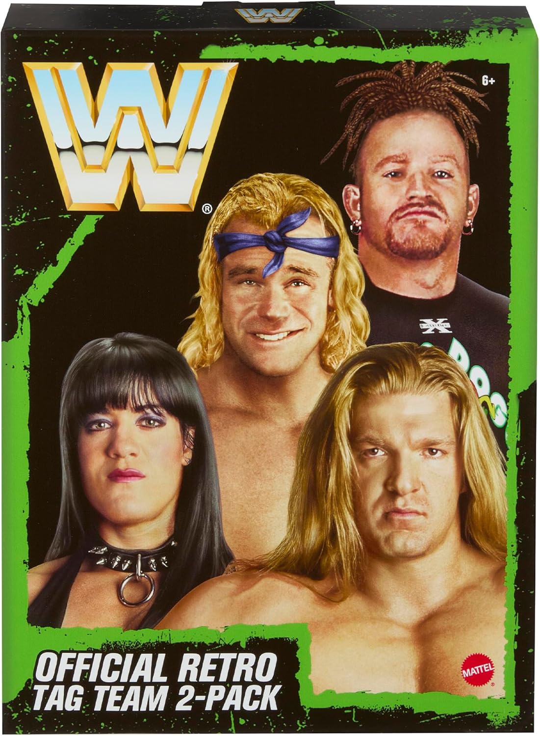 WWE DX Retro 4-Pack Ringside Exclusive (Triple H, Chyna, Road Dogg & Billy Gunn)
