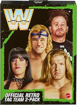 WWE DX Retro 4-Pack Ringside Exclusive Triple H, Chyna, Road Dogg & Billy Gunn