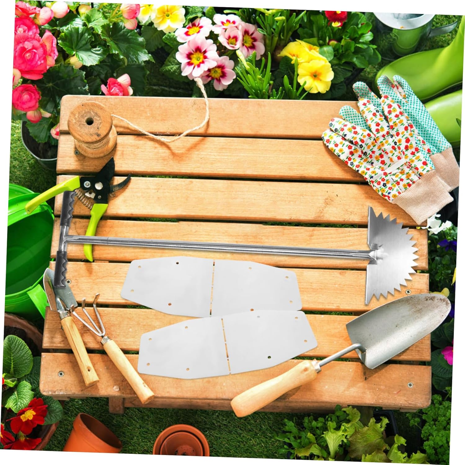 Metal Garden Bed Corner Brackets Raised Bed Corners Connectors Heavy Duty Furniture Accessory