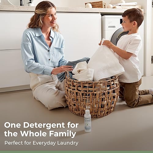 Miniatura 20 de Heritage Park - Detergente de lujo para ropa Detergente para ropa natural y enzimático probado por dermatólogos, a base de plantas, respetuoso