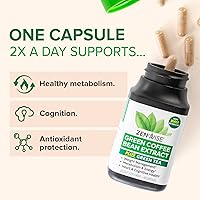 Vista 3 de Zenwise Health EGCG - Cápsulas de extracto de té verde con extracto de grano de café – 50% EGCG + 98% suplemento de polifenoles – Píldoras de té