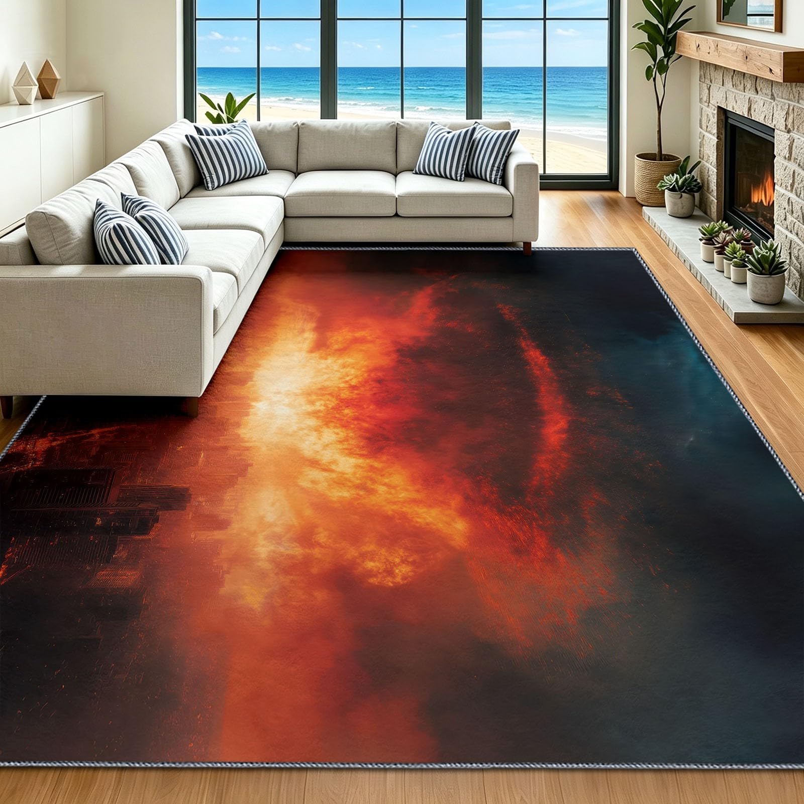 Tapis entrée 60 x 90 cm antidérapant et paillasson lavable pour couloir