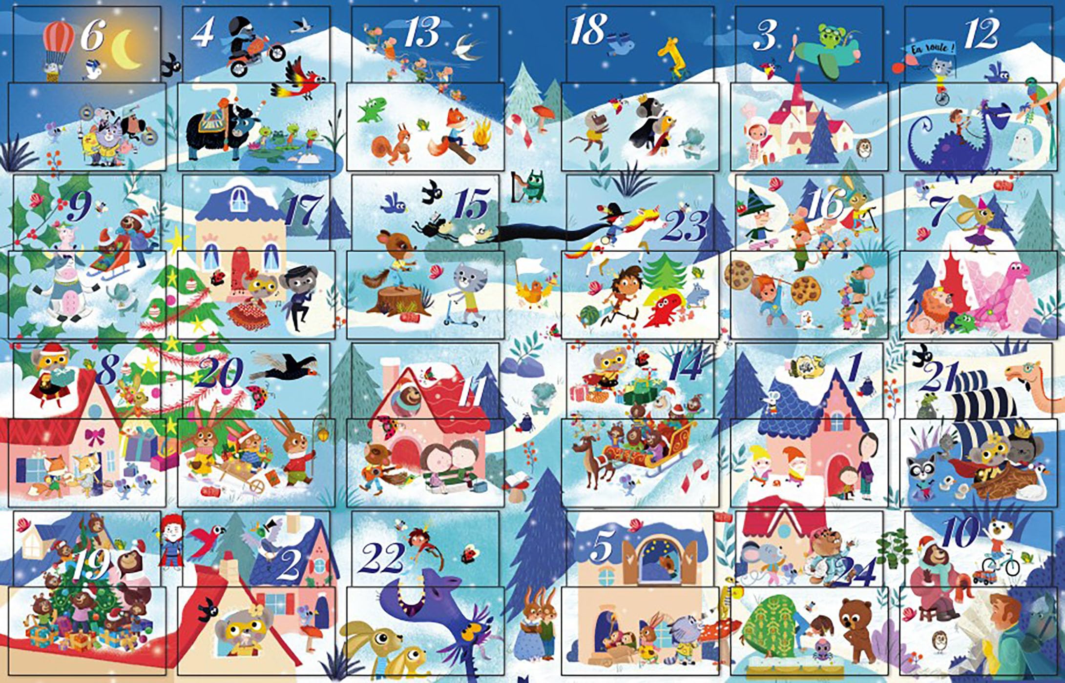 Mon calendrier de l'avent à lire et à écouter