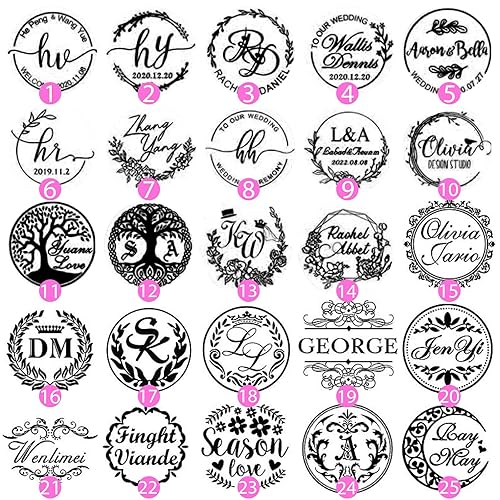 Miniatura 3 de Adhesivos de cera personalizados, sellos de cera adhesivos personalizados con diseño de logotipo, ideal para invitaciones de boda, sobre diario,