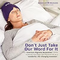 Vista 6 de Gorro de hielo para migraña Magic Gel Alivio real de migraña y dolor de cabeza La gorra original para el dolor de cabeza Frío, cómodo, oscuro
