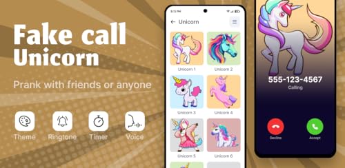Unicorn Fake Call