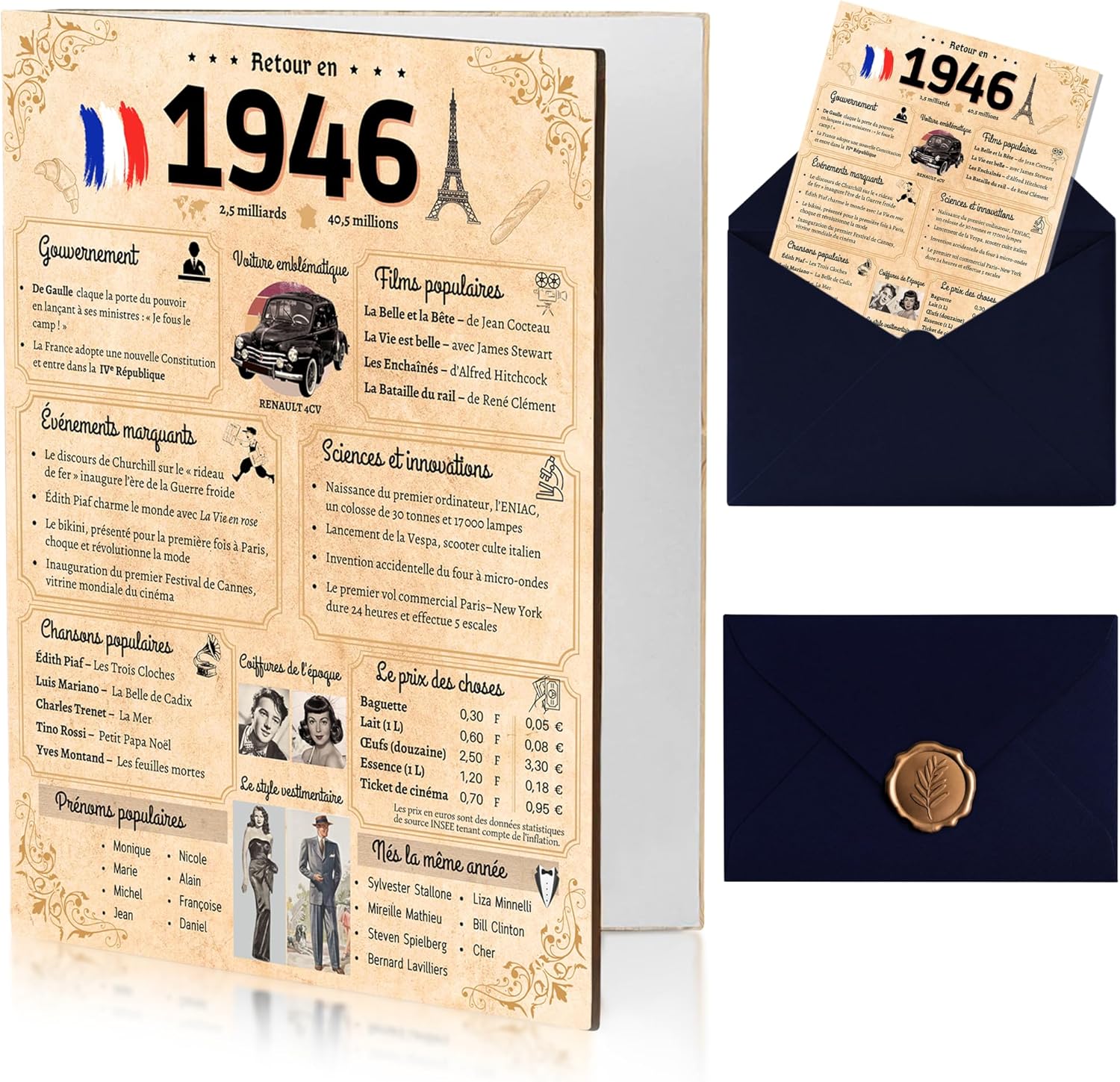Carte anniversaire 80 ans (NALKEEZ)