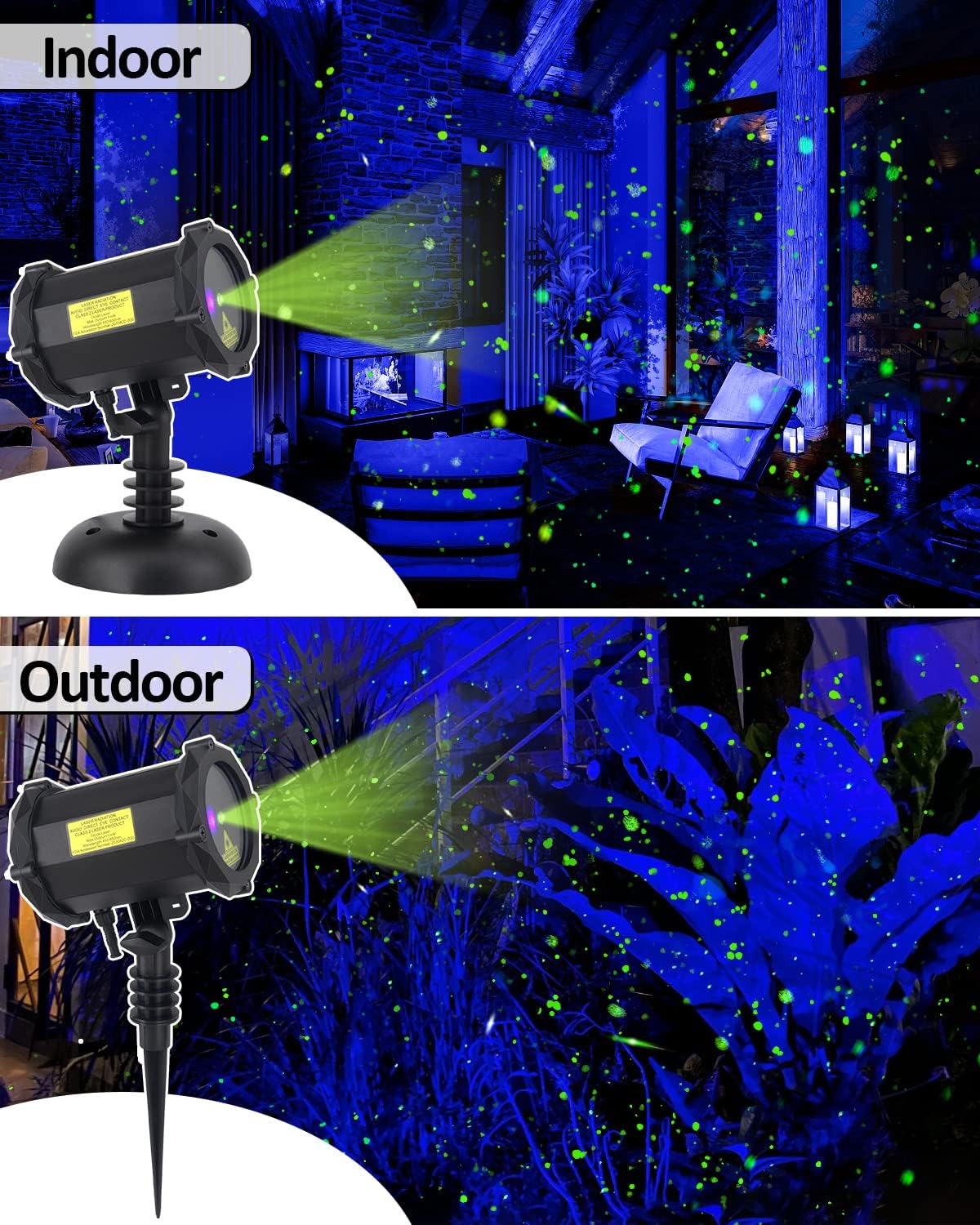Firefly Garden Lights Décor Lighting Christmas Projector for Home Garden Party
