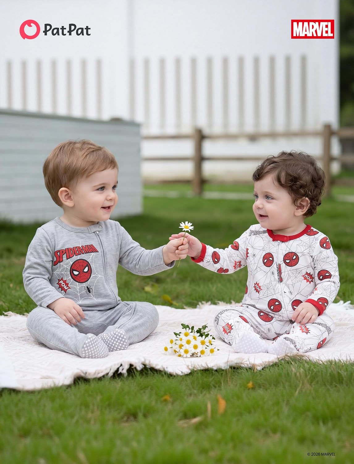 Disney Baby 2-Pack Zipper One-Piece Footie Rompers Outfit Newborn to Infant