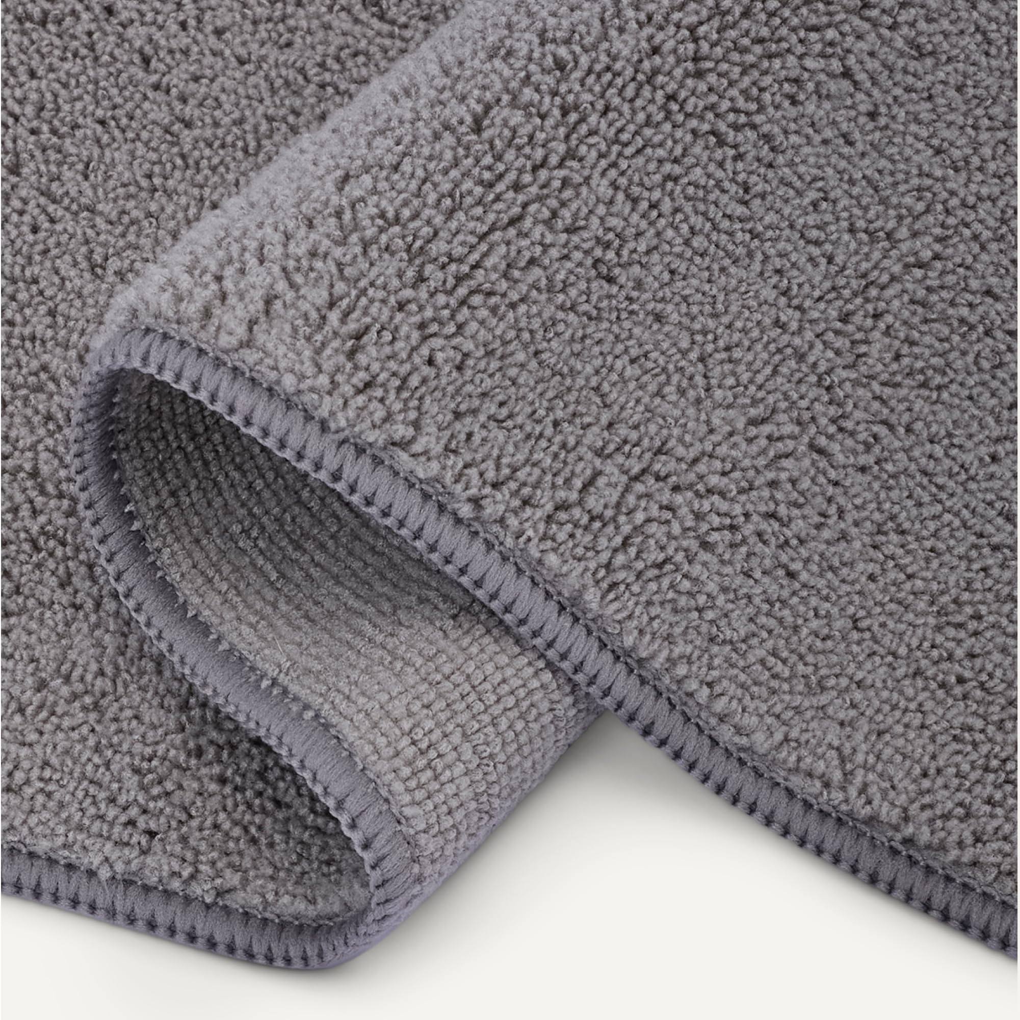 Amazon Basics Dog Bath Brush with Shampoo Dispenser and Fast Dry Towel, Blue and Orange, 3-Pack - image 4