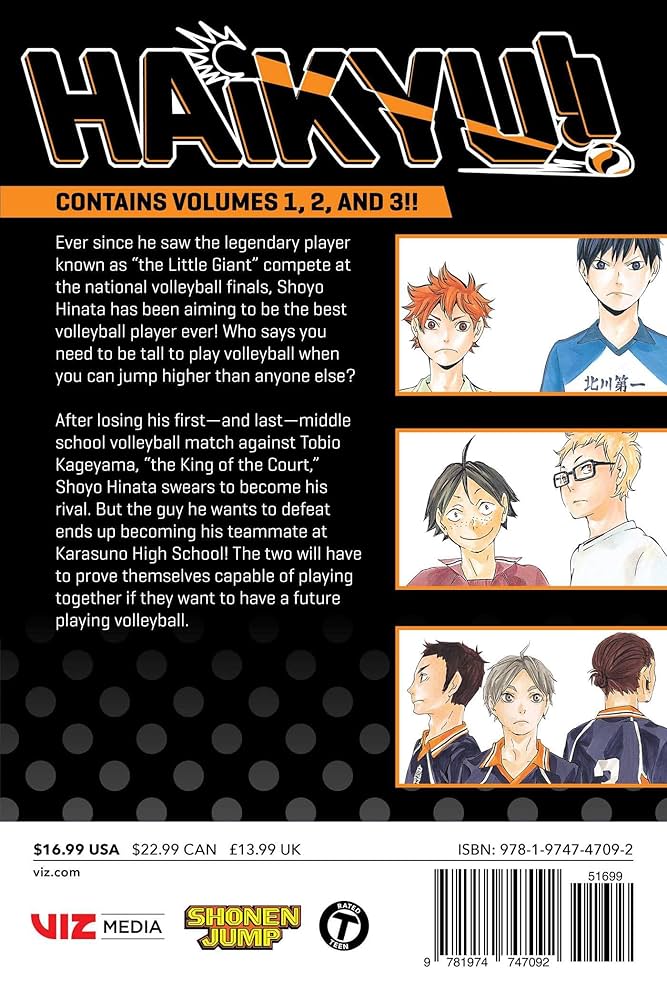 Amazon | Haikyu!! (3-in-1 Edition), Vol. 1: Includes vols. 1