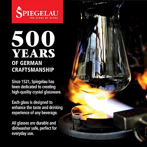 Miniatura 8 de Spiegelau Vino Grande - Juego de regalo de copas de vino blanco, elegantes vasos de cristal, cristalería con tallo elegante para bar en casa